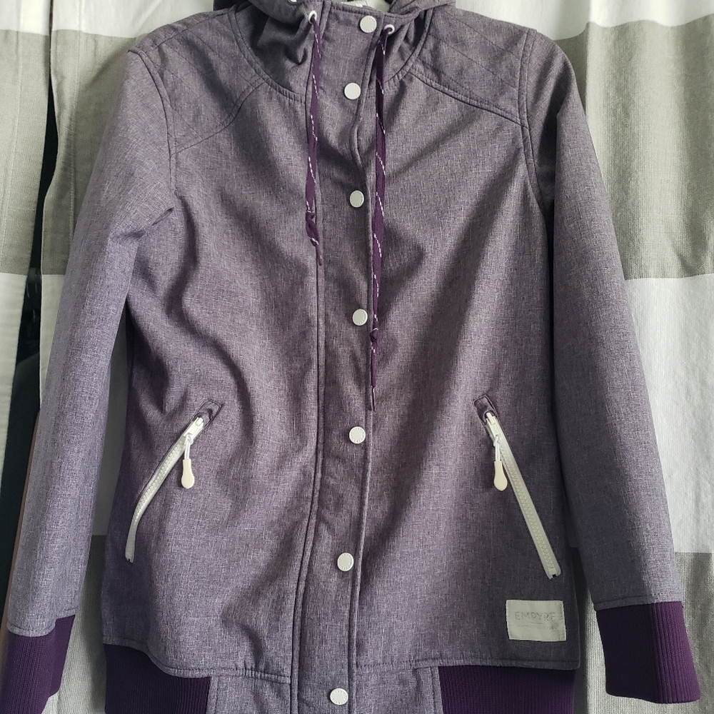 Empyre Winter Collection Purple Hooded Jacket